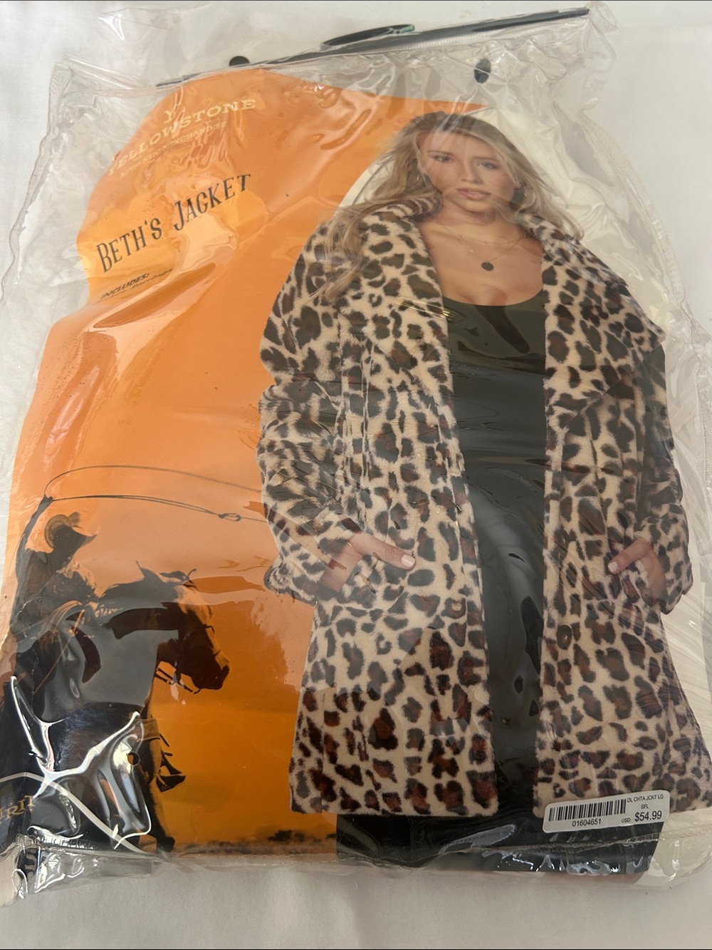 Beth's Jacket Leopard Print Faux Fur Coat